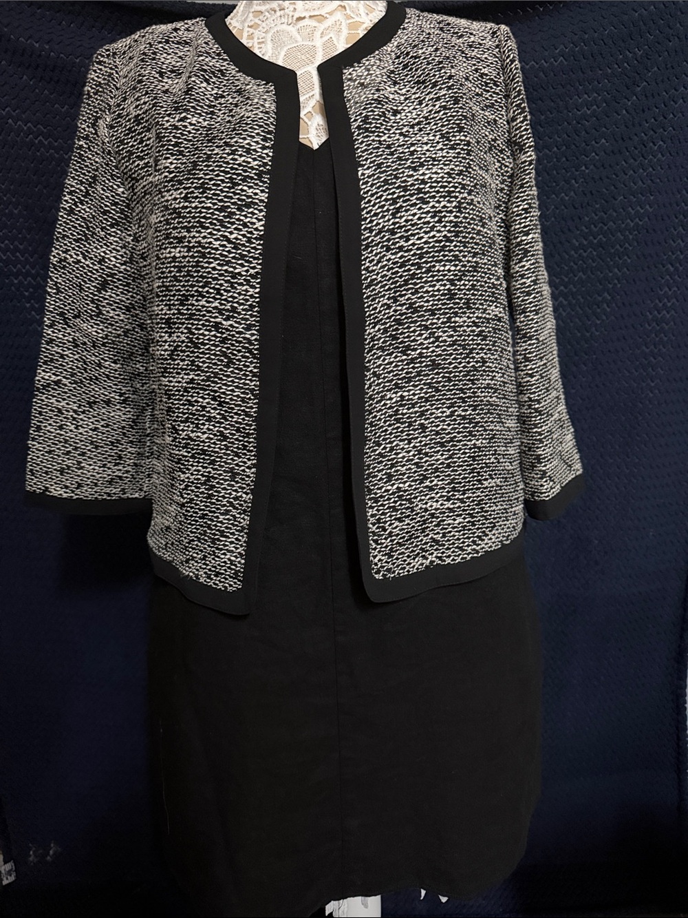 Dress and blazer
